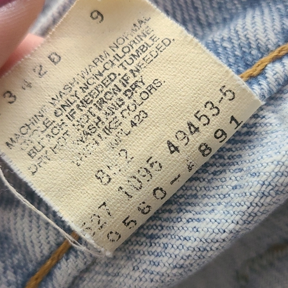 LEVI'S 560 Loose Fit Tapered leg Light Blue 40W 30L - Picture 5 of 5